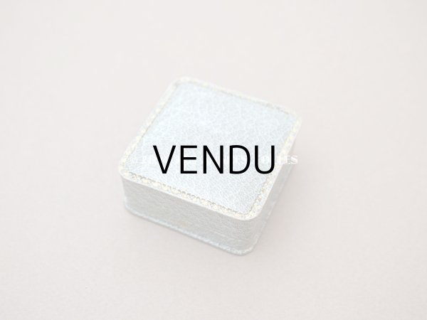 画像2: アンティーク ジュエリーボックス 金彩入り グレイッシュブルー (2)