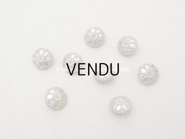 画像3: 19世紀 アンティーク メタル製ボタン 11.6mm 2ピースのセット  (3)