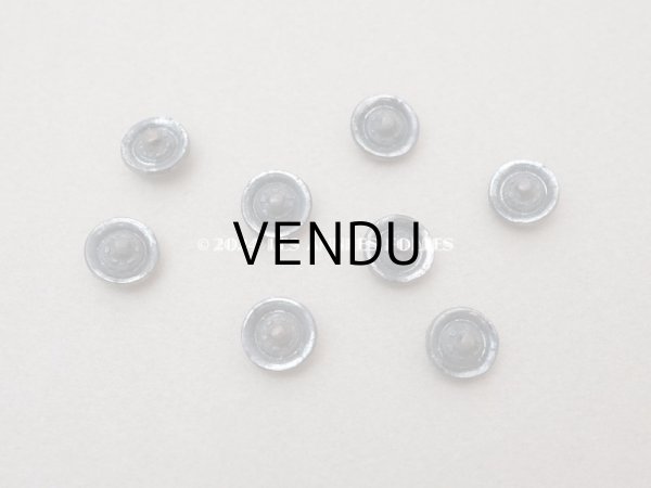 画像4: 19世紀 アンティーク メタル製ボタン 11.6mm 2ピースのセット  (4)