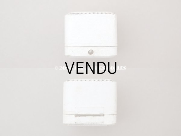 画像3: アンティーク リングボックス  ジュエリーボックス　オフホワイト (3)