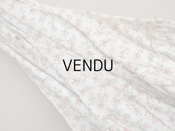 画像6: 1900年頃 アンティーク 子供用 日傘　小さな薔薇模様 (6)