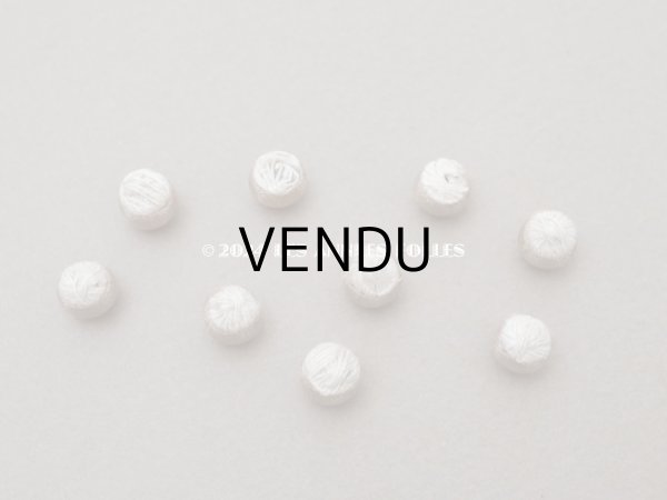 画像4: アンティーク ドール用 8mm くるみボタン トープ 9ピース (4)