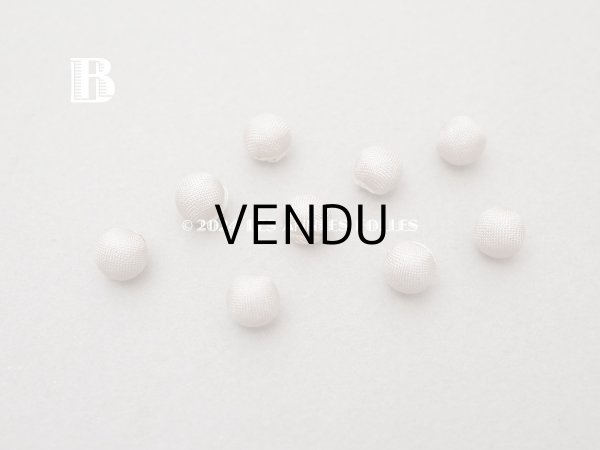 画像5: アンティーク ドール用 8mm くるみボタン トープ 9ピース (5)