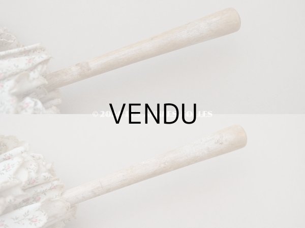 画像4: 1900年頃 アンティーク 子供用 日傘　小さな薔薇模様 (4)