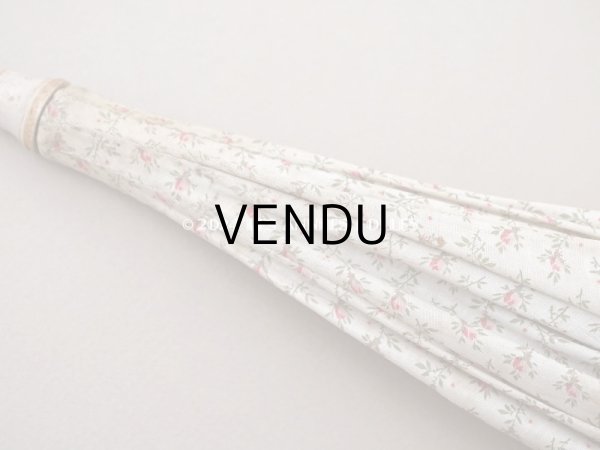 画像5: 1900年頃 アンティーク 子供用 日傘　小さな薔薇模様 (5)