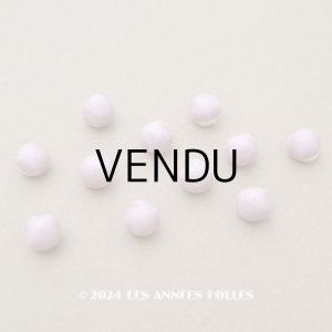 画像: アンティーク ドール用 8mm くるみボタン ラヴェンダー 11ピース