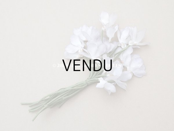 画像2: アンティーク 菫の布花  (2)