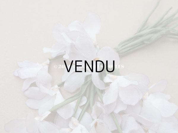 画像4: アンティーク 菫の布花  (4)