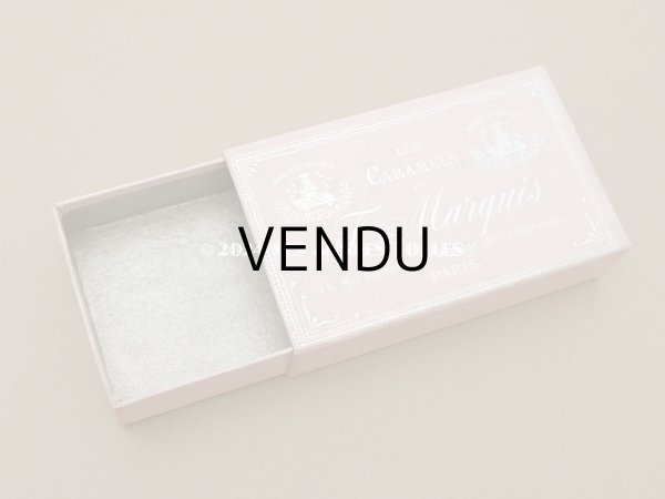 画像9: アンティーク お菓子箱『ショコラ・フランソワ・ マルキ』LES CARAMELS DE F.MARQUIS - CHOCOLAT FRANCOIS MARQUIS PARIS - (9)