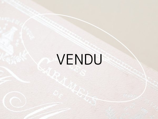 画像11: アンティーク お菓子箱『ショコラ・フランソワ・ マルキ』LES CARAMELS DE F.MARQUIS - CHOCOLAT FRANCOIS MARQUIS PARIS - (11)