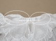 画像15: 1900年頃 アンティーク ドール用ドレス　ドット刺繍のコットンファブリック (15)