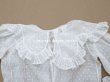 画像8: 1900年頃 アンティーク ドール用ドレス　ドット刺繍のコットンファブリック (8)