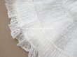 画像16: 1900年頃 アンティーク ドール用ドレス　ドット刺繍のコットンファブリック (16)