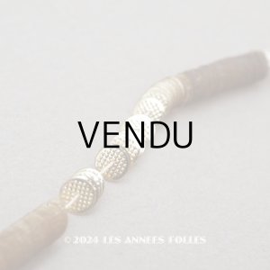 画像: アンティーク　スパンコール 格子柄 5mm シャンパンゴールド