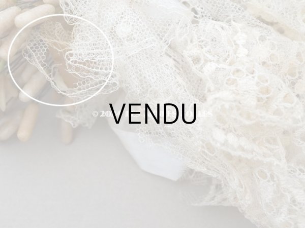 画像11: ＊蚤の市＊1900年頃 アンティーク ワックスフラワーのブーケ ウェディングブーケ 結婚式 ティアラ (11)