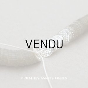 画像: アンティーク　スパンコール 格子柄 5mm シルバー