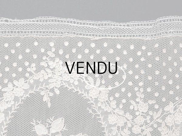 画像21: 18世紀末~19世紀初頭 アンティーク  アランソンレース 幅広 1.6m　14cm幅　ミュージアムピース (21)