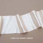 画像: 1900年頃 アンティーク シルク製 サテンリボン 幅広 10cm幅  パウダーピンク