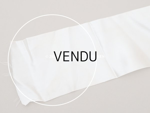 画像6: 1900年頃 アンティーク シルク製 サテンリボン 幅広 10cm幅  パウダーピンク (6)