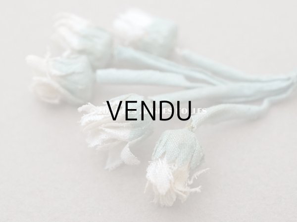 画像6: アンティーク デイジーの蕾の布花 20ピースのセット (6)