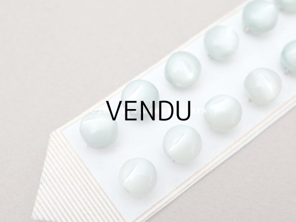 画像3: アンティーク マザーオブパール製 ボタン 7.5mm パウダーグリーン 12ピース シェルボタン (3)