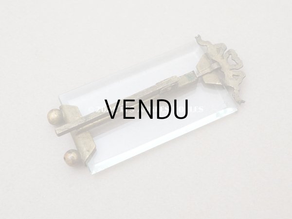 画像7: アンティーク ドール用 小さなフォトフレーム リボンモチーフ付 (7)