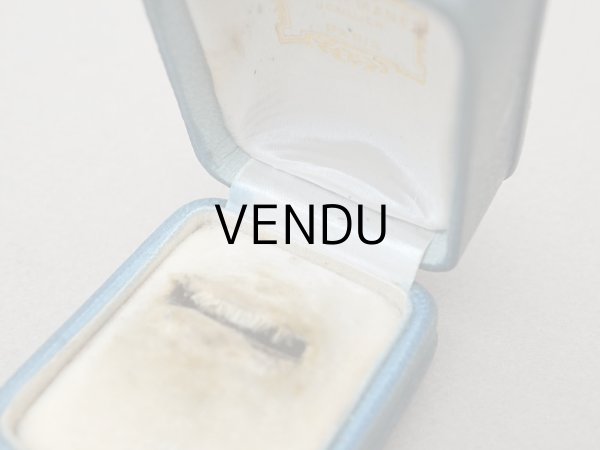 画像5: アンティーク 本革製 リングボックス  ジュエリーボックス　グリーン (5)