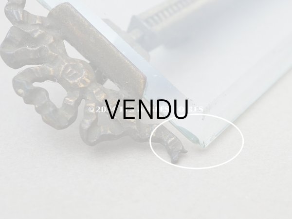 画像8: アンティーク ドール用 小さなフォトフレーム リボンモチーフ付 (8)