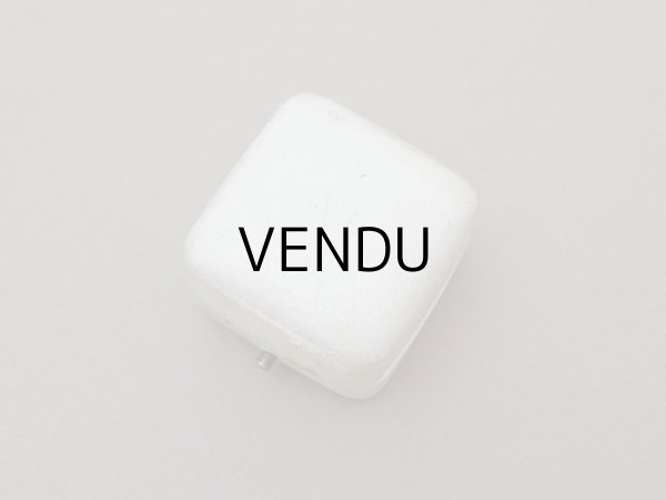 画像6: アンティーク 本革製 リングボックス イニシャル入り ジュエリーボックス オフホワイト (6)