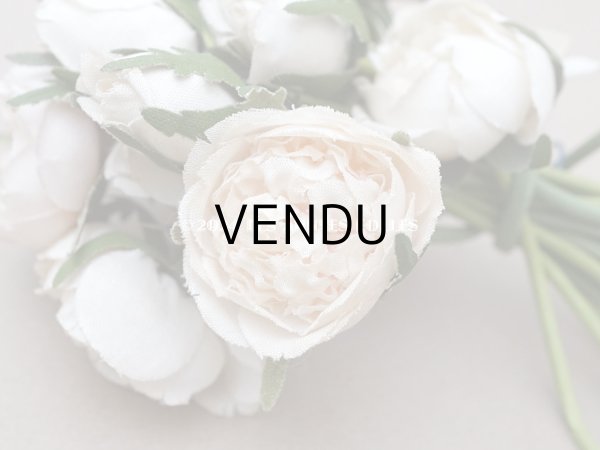 画像14: アンティーク 薔薇のブーケ パウダーピンク＆ホワイト　クウォーターロゼット咲き (14)