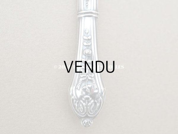 画像5: 1900年頃 アンティーク シルバー製 リボン＆薔薇模様 ソーイングセット 裁縫道具 (5)