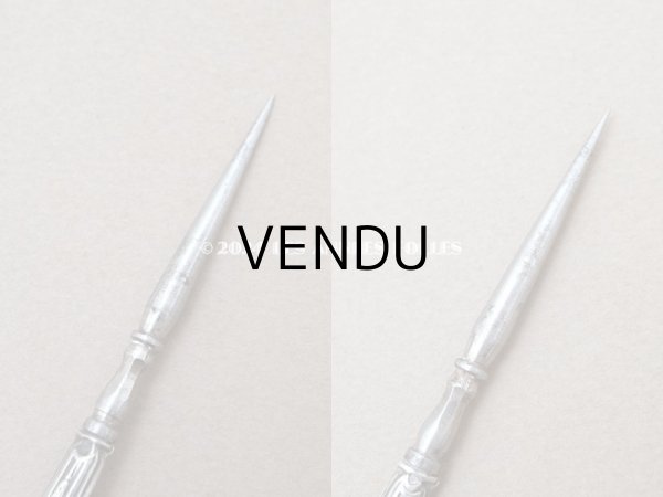 画像18: 1900年頃 アンティーク シルバー製 リボン＆薔薇模様 ソーイングセット 裁縫道具 (18)