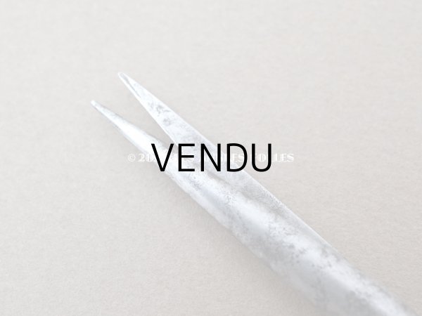 画像15: 1900年頃 アンティーク シルバー製 リボン＆薔薇模様 ソーイングセット 裁縫道具 (15)