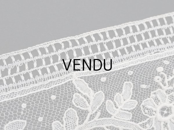 画像7: 19世紀末  アンティーク ポワンドローズ　ニードルレース 0.91m『ポワン・ド・ガーズ』『ポワン・ド・ローズ』  (7)