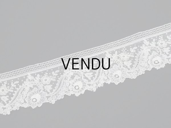 画像8: 19世紀末  アンティーク ポワンドローズ　ニードルレース 0.91m『ポワン・ド・ガーズ』『ポワン・ド・ローズ』  (8)