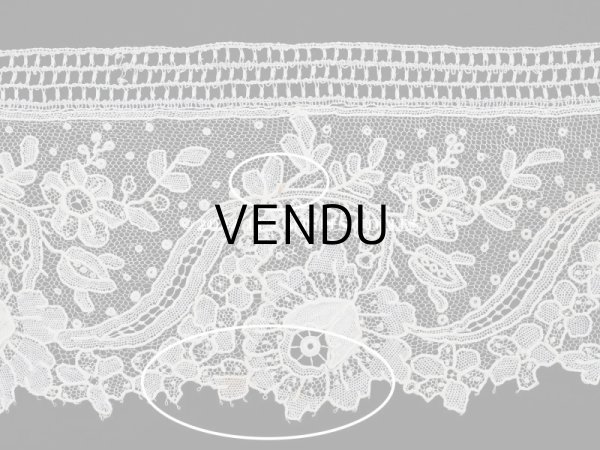 画像11: 19世紀末  アンティーク ポワンドローズ　ニードルレース 0.91m『ポワン・ド・ガーズ』『ポワン・ド・ローズ』  (11)