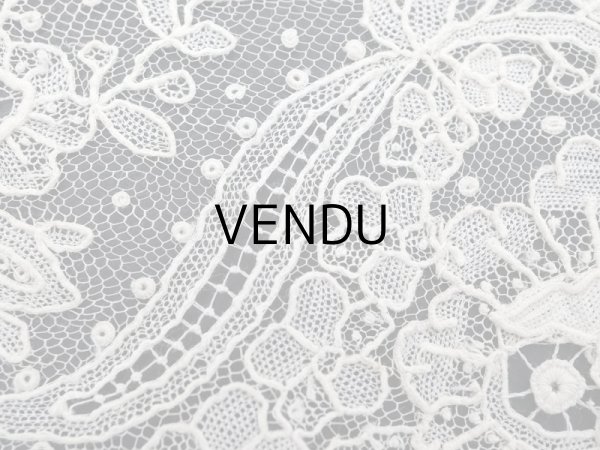 画像6: 19世紀末  アンティーク ポワンドローズ　ニードルレース 0.91m『ポワン・ド・ガーズ』『ポワン・ド・ローズ』  (6)