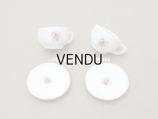 画像3: アンティーク ドール用 薔薇のティーセット  (3)