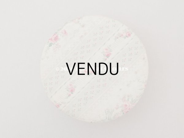 画像4: 1900年頃 アンティーク 薔薇のガーランド　カルトナージュボックス  (4)