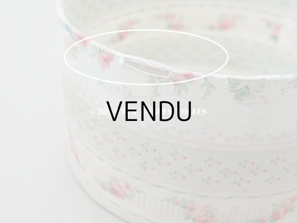 画像13: 1900年頃 アンティーク 薔薇のガーランド　カルトナージュボックス  (13)