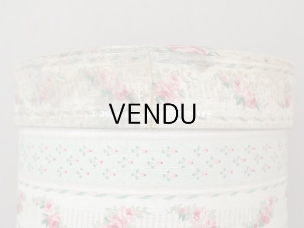 画像9: 1900年頃 アンティーク 薔薇のガーランド　カルトナージュボックス  (9)