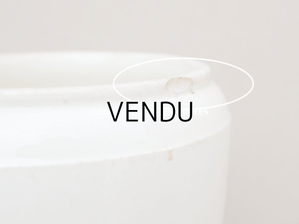 画像6: 19世紀末 アンティーク ポット 薔薇のロカイユ装飾 FARINE - K&G LUNEVILLE - (6)