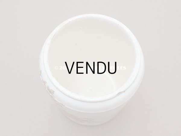 画像7: 19世紀末 アンティーク ポット 薔薇のロカイユ装飾 FARINE - K&G LUNEVILLE - (7)