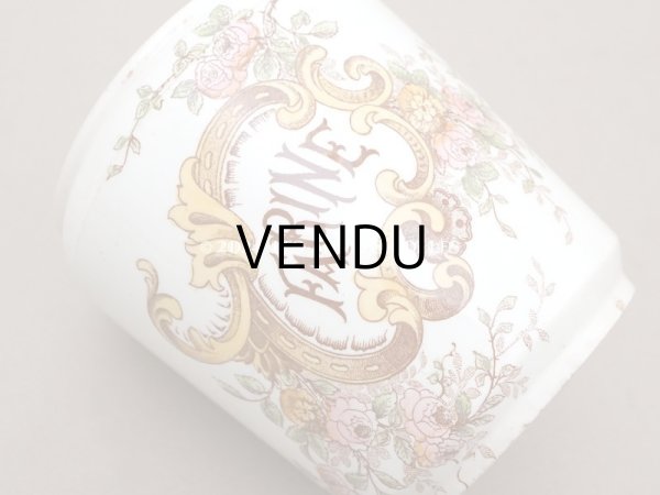 画像10: 19世紀末 アンティーク ポット 薔薇のロカイユ装飾 FARINE - K&G LUNEVILLE - (10)