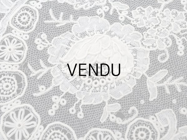 画像12: アンティーク ポワンドローズ 結婚式のハンカチ ポワン・ド・ガーズ (12)