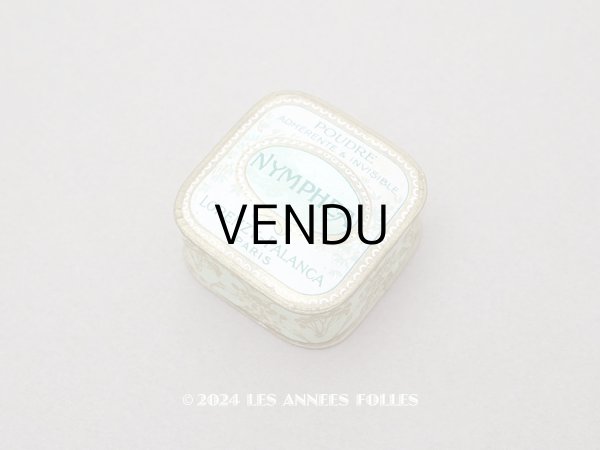 画像1: アンティーク パウダーボックス  POUDRE NYMPHEA - LORENZY-PALANCA - (1)