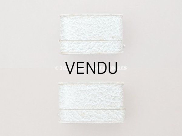 画像9: アンティーク ジュエリーボックス 金彩入り グレイッシュブルー (9)