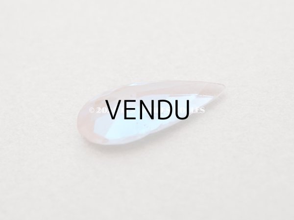 画像5: 【セール対象外】アンティーク ドロップ型 サフィレットのルース 21×9.5mm カット入り  (5)