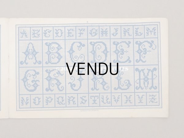 画像10: 19世紀末 アンティーク SAJOU 刺繍図案帳 DESSINS DE BRODERIES ALBUM N 452 - SAJOU PARIS - (10)