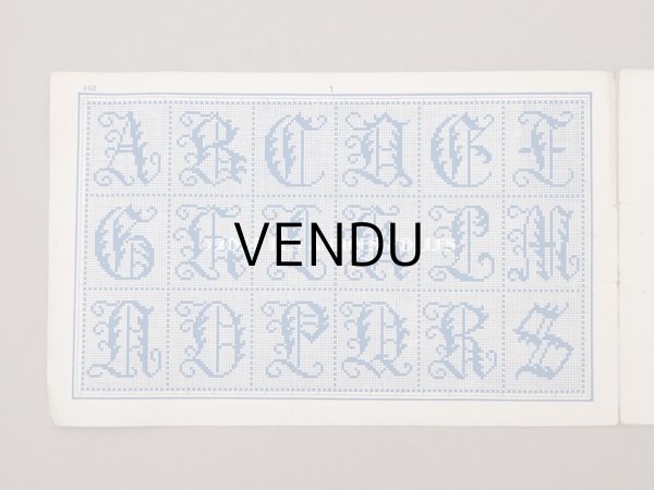 画像7: 19世紀末 アンティーク SAJOU 刺繍図案帳 DESSINS DE BRODERIES ALBUM N 452 - SAJOU PARIS - (7)